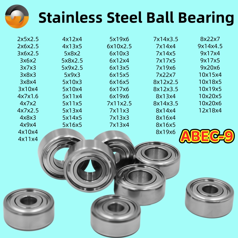2Pcs SMR128ZZ 8x12x3.5mm Stain - Abu Garcia Reel Revo ulasan dan harga