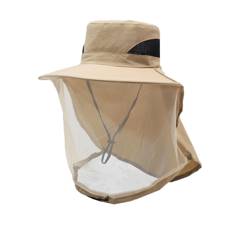 Outdoor Mosquito Proof Hat Uni - Fishing Hat ulasan dan harga