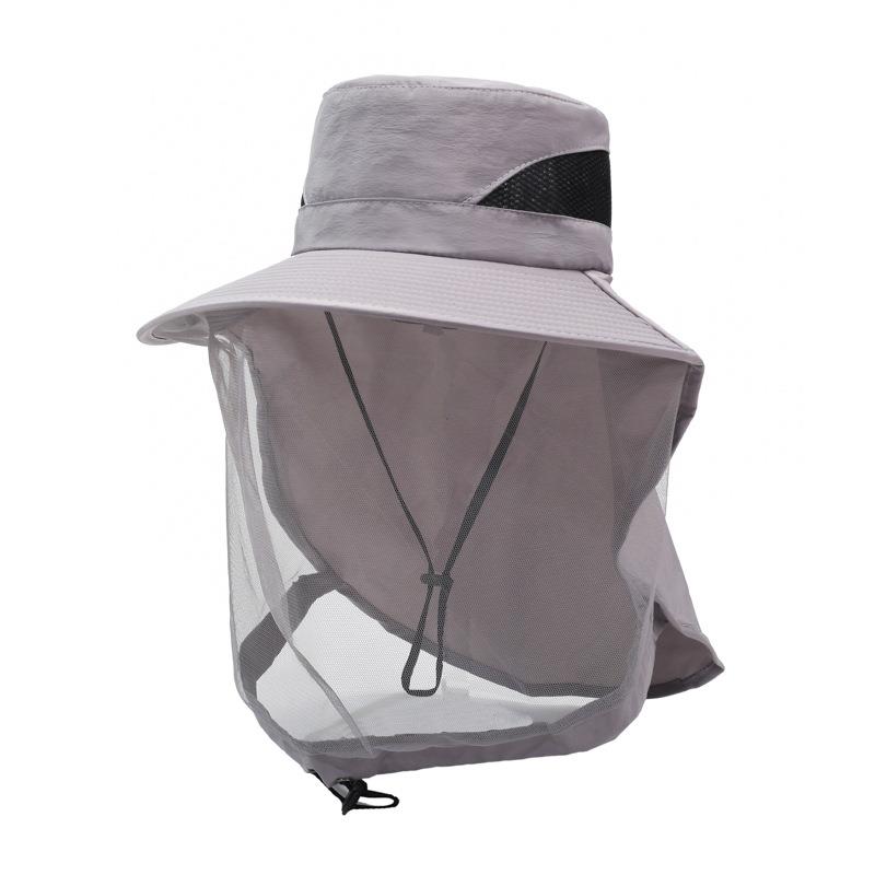 Outdoor Mosquito Proof Hat Uni - Fishing Hat ulasan dan harga
